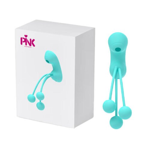 Vibrador múltiple, succionador y bolas estimuladoras