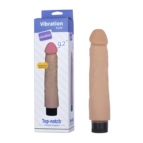Vibrador realista grande 9 pulgadas con ventosa