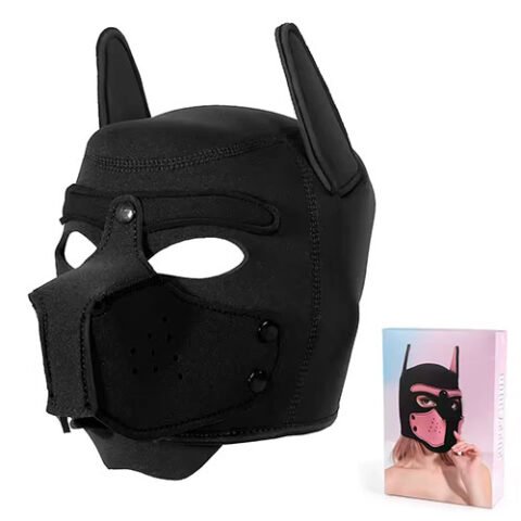 Dog Mask Black
