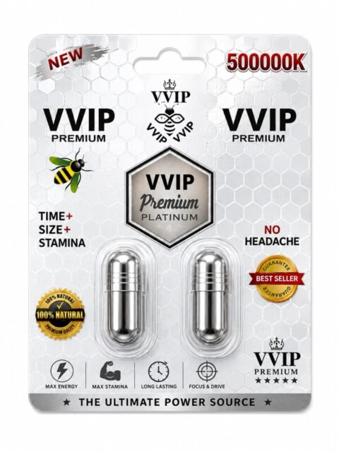 Vigorizante VVIP Premium Platinum en cápsulas